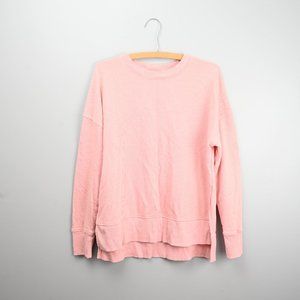 Time & Tru Comfy Crew Neck Sweatshirt - Sz S (4-6) - Pink / Casual